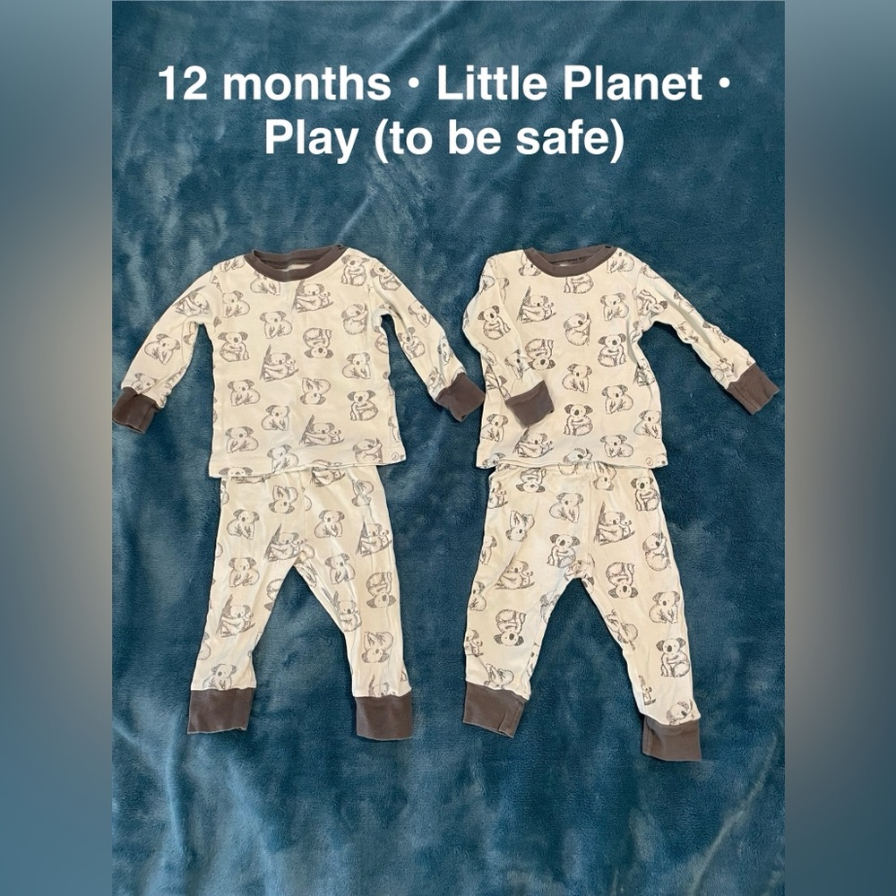 12 month pajamas set